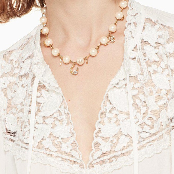 KATE SPADE GRANDMAS CLOSET FAUX PEARL NECKLACES - Picture 4 of 4